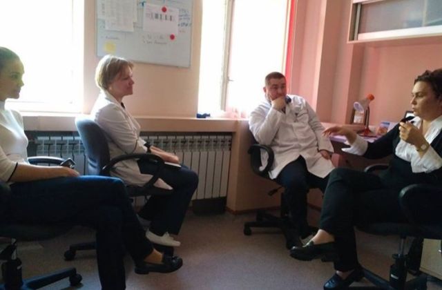 Visitors to the Ust-Kamenogorsk Branch