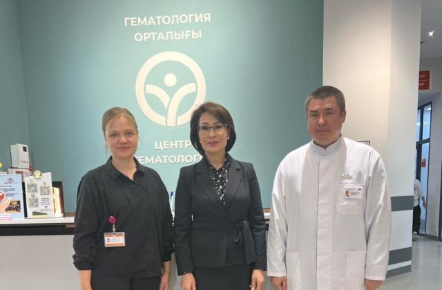 Minister of Health visited Hematology сenter in Astana